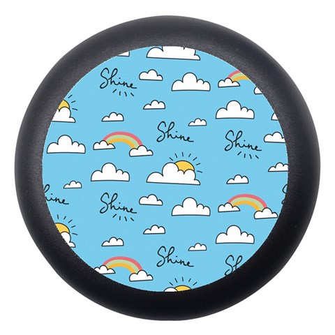 Seamless Pattern Vector Owl Cartoon With Bugs Dento Box with Mirror from ArtsNow.com Front