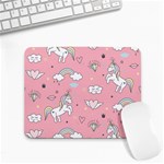 Cute Unicorn Seamless Pattern Small Mousepad