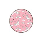 Cute Unicorn Seamless Pattern Hat Clip Ball Marker (10 pack)