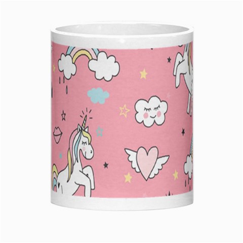 Cute Unicorn Seamless Pattern Morph Mug from ArtsNow.com Center
