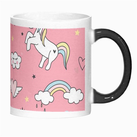 Cute Unicorn Seamless Pattern Morph Mug from ArtsNow.com Right