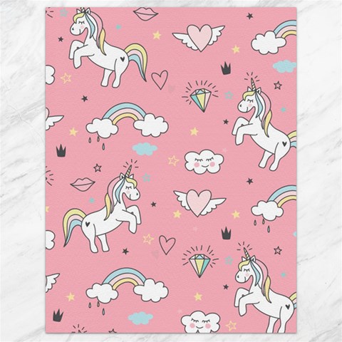 Cute Unicorn Seamless Pattern Canvas 18  x 24  from ArtsNow.com 17.8 x23.08  Canvas - 1