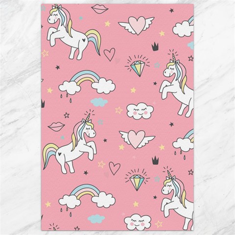 Cute Unicorn Seamless Pattern Canvas 24  x 36  from ArtsNow.com 23.35 x34.74  Canvas - 1