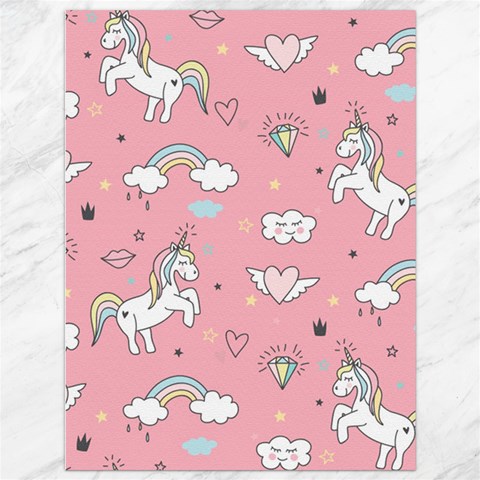 Cute Unicorn Seamless Pattern Canvas 36  x 48  from ArtsNow.com 35.26 x46.15  Canvas - 1