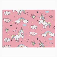 Cute Unicorn Seamless Pattern Large Glasses Cloth (2 Sides) from ArtsNow.com Front
