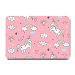 Cute Unicorn Seamless Pattern Small Doormat