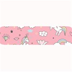 Cute Unicorn Seamless Pattern Large Bar Mat