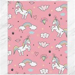 Cute Unicorn Seamless Pattern Canvas 11  x 14 