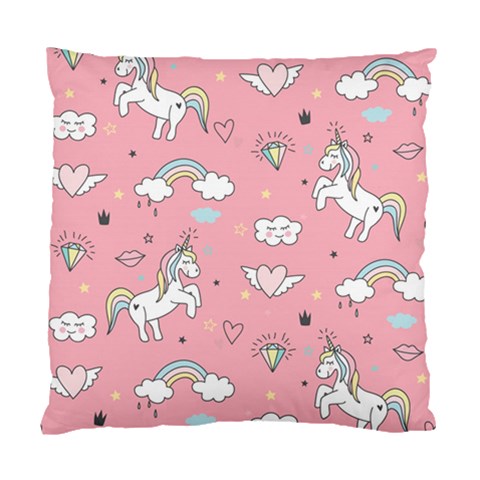 Cute Unicorn Seamless Pattern Standard Cushion Case (Two Sides) from ArtsNow.com Front