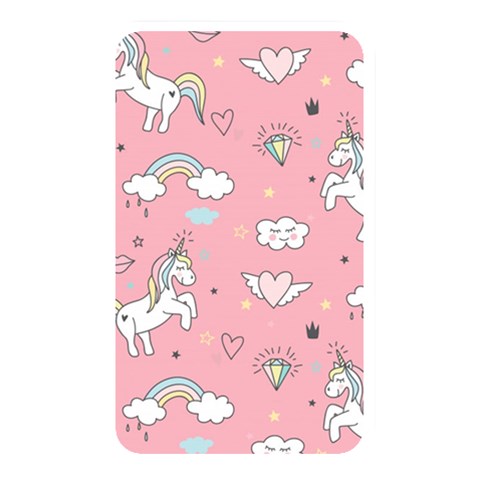 Cute Unicorn Seamless Pattern Memory Card Reader (Rectangular) from ArtsNow.com Front