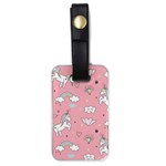 Cute Unicorn Seamless Pattern Luggage Tag (one side)
