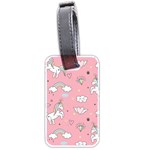 Cute Unicorn Seamless Pattern Luggage Tag (two sides)
