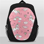 Cute Unicorn Seamless Pattern Backpack Bag