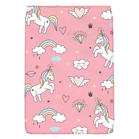 Cute Unicorn Seamless Pattern Removable Flap Cover (S) from ArtsNow.com Front
