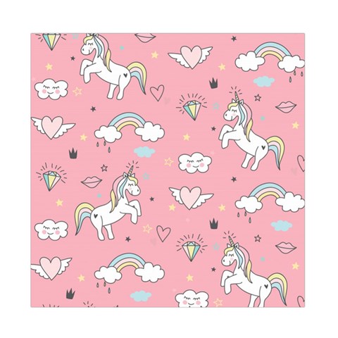 Cute Unicorn Seamless Pattern Duvet Cover Double Side (Full/ Double Size) from ArtsNow.com Front
