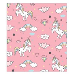Cute Unicorn Seamless Pattern Duvet Cover Double Side (King Size) from ArtsNow.com Front