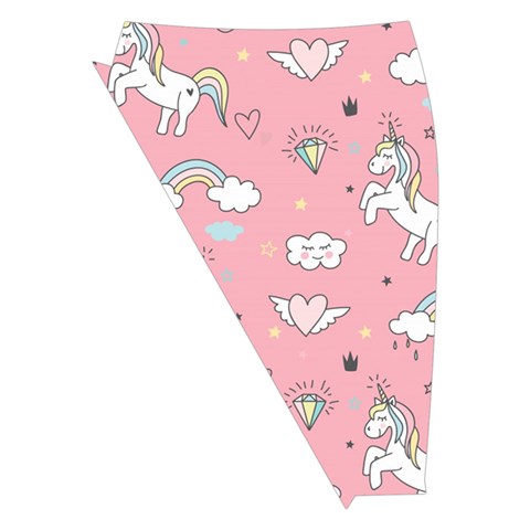 Cute Unicorn Seamless Pattern Midi Wrap Pencil Skirt from ArtsNow.com Front Left