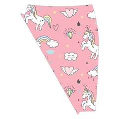 Cute Unicorn Seamless Pattern Midi Wrap Pencil Skirt from ArtsNow.com Front Left