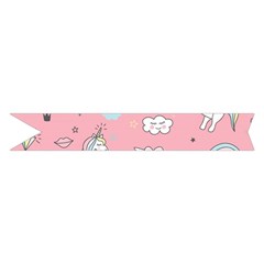 Cute Unicorn Seamless Pattern Midi Wrap Pencil Skirt from ArtsNow.com Hem