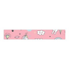 Cute Unicorn Seamless Pattern Midi Wrap Pencil Skirt from ArtsNow.com Waistband