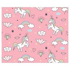 Cute Unicorn Seamless Pattern Medium Tote Bag from ArtsNow.com Front
