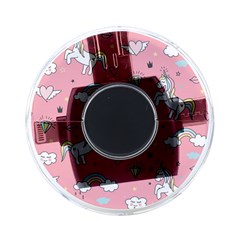 Cute Unicorn Seamless Pattern On Back