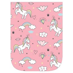 Cute Unicorn Seamless Pattern Waist Pouch (Small) from ArtsNow.com Front Pocket