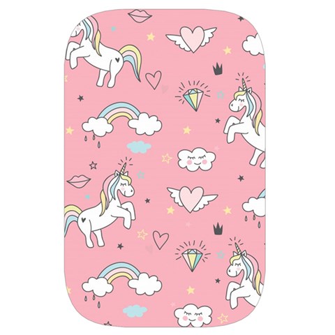 Cute Unicorn Seamless Pattern Waist Pouch (Small) from ArtsNow.com Back