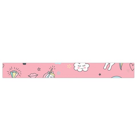 Cute Unicorn Seamless Pattern Belt Pouch Bag (Small) from ArtsNow.com Bottom
