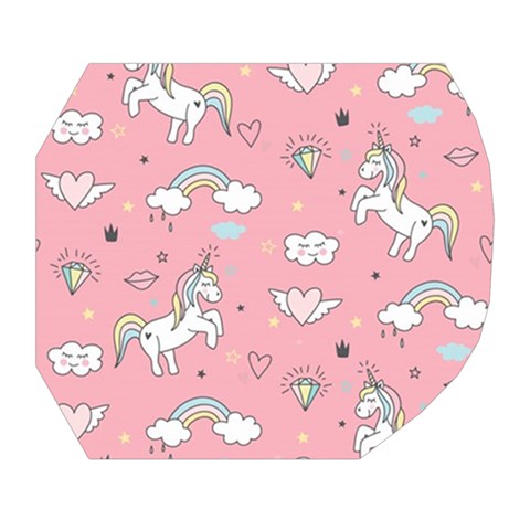 Cute Unicorn Seamless Pattern Belt Pouch Bag (Small) from ArtsNow.com Tape