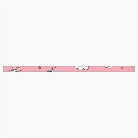 Cute Unicorn Seamless Pattern Roll Up Canvas Pencil Holder (M) from ArtsNow.com Strap