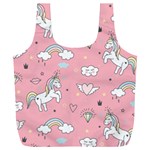 Cute Unicorn Seamless Pattern Full Print Recycle Bag (XXL)