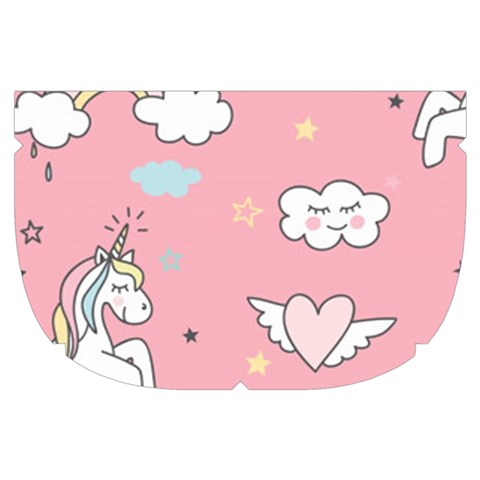 Cute Unicorn Seamless Pattern Make Up Case (Small) from ArtsNow.com Side Right