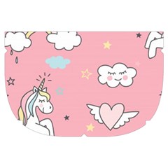 Cute Unicorn Seamless Pattern Make Up Case (Small) from ArtsNow.com Side Right