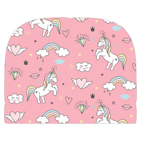 Cute Unicorn Seamless Pattern Make Up Case (Large) from ArtsNow.com Front