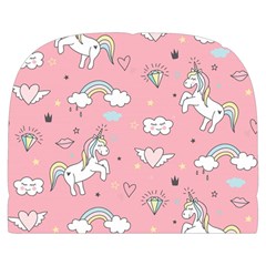 Cute Unicorn Seamless Pattern Make Up Case (Large) from ArtsNow.com Back