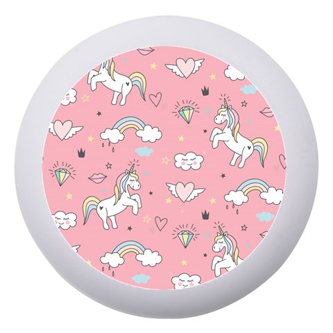 Cute Unicorn Seamless Pattern Dento Box with Mirror from ArtsNow.com Front