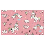 Cute Unicorn Seamless Pattern Banner and Sign 7  x 4 