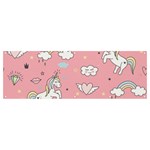 Cute Unicorn Seamless Pattern Banner and Sign 12  x 4 