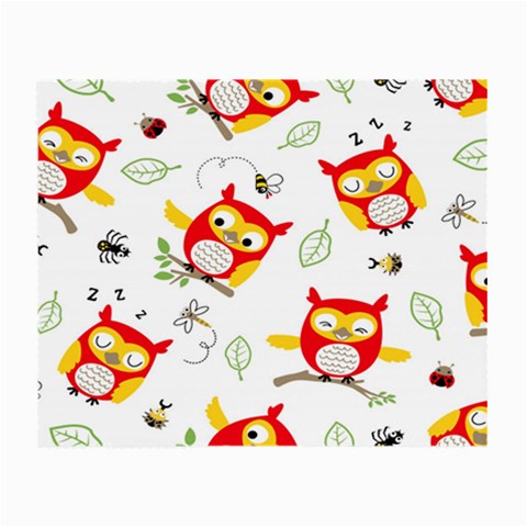 Seamless Pattern Vector Owl Cartoon With Bugs Small Glasses Cloth from ArtsNow.com Front