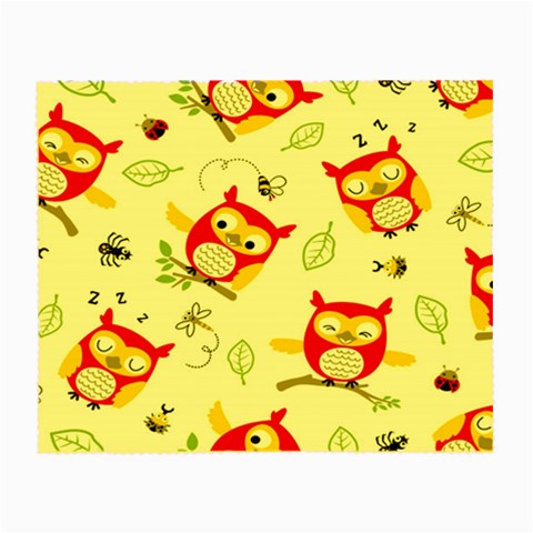 Seamless Pattern Vector Owl Cartoon With Bugs Small Glasses Cloth from ArtsNow.com Front