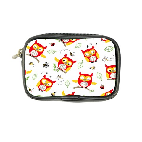 Seamless Pattern Vector Owl Cartoon With Bugs Coin Purse from ArtsNow.com Front