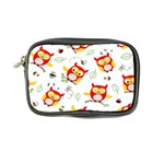 Seamless Pattern Vector Owl Cartoon With Bugs Coin Purse