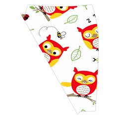 Seamless Pattern Vector Owl Cartoon With Bugs Midi Wrap Pencil Skirt from ArtsNow.com Front Left