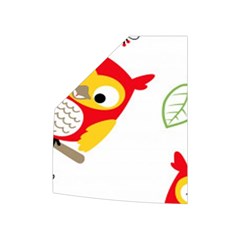 Seamless Pattern Vector Owl Cartoon With Bugs Women s Button Up Vest from ArtsNow.com Right Pocket