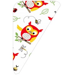 Seamless Pattern Vector Owl Cartoon With Bugs Belt Pouch Bag (Large) from ArtsNow.com Front Right