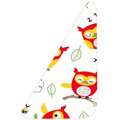 Seamless Pattern Vector Owl Cartoon With Bugs Belt Pouch Bag (Large) from ArtsNow.com Front Left