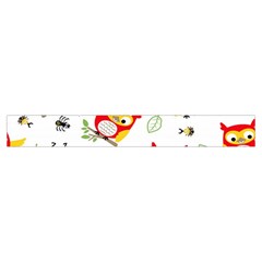 Seamless Pattern Vector Owl Cartoon With Bugs Make Up Case (Small) from ArtsNow.com Zipper Tape Front