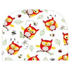 Seamless Pattern Vector Owl Cartoon With Bugs Make Up Case (Medium) from ArtsNow.com Back