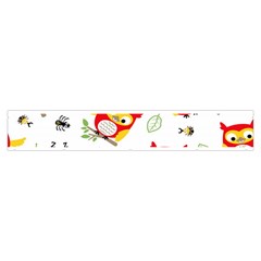 Seamless Pattern Vector Owl Cartoon With Bugs Make Up Case (Medium) from ArtsNow.com Zipper Front